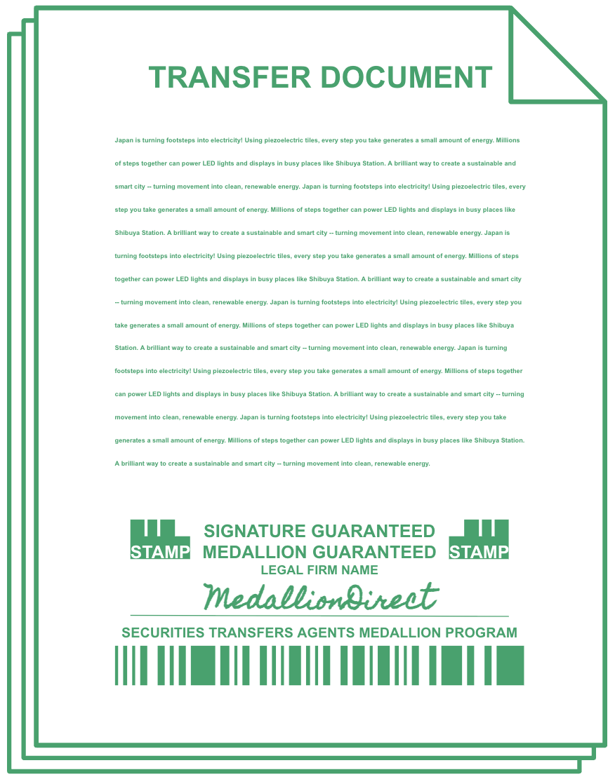 Medallion Signature Guarantee